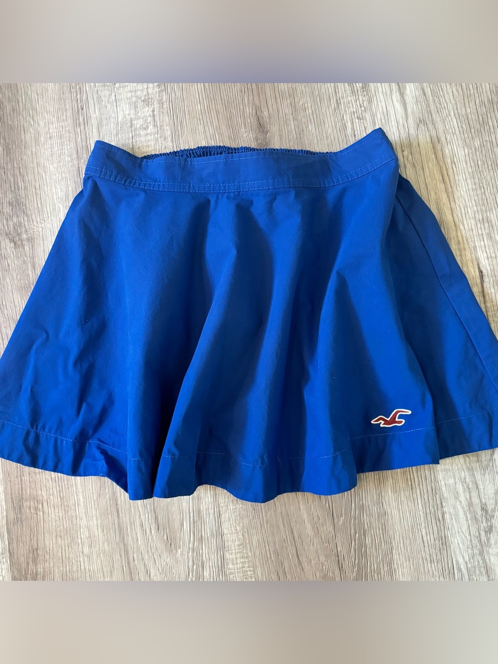 Vintage Hollister Royal Blue Flouncy Skater Mini Skirt - Size Medium